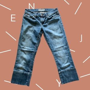 Joe Jeans Cropped with wide hem